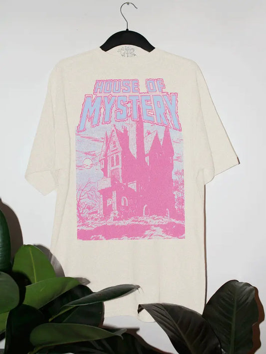 House Of Mystery Oversized Graphic Tee