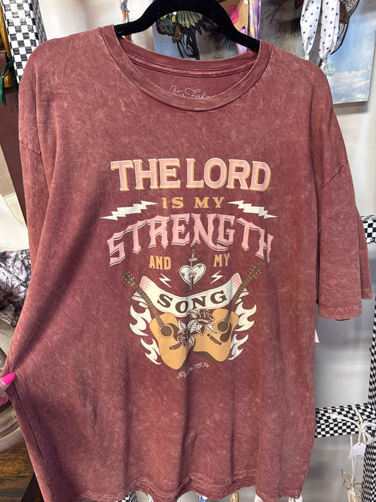The Lord Is My Strength Graphic Tee