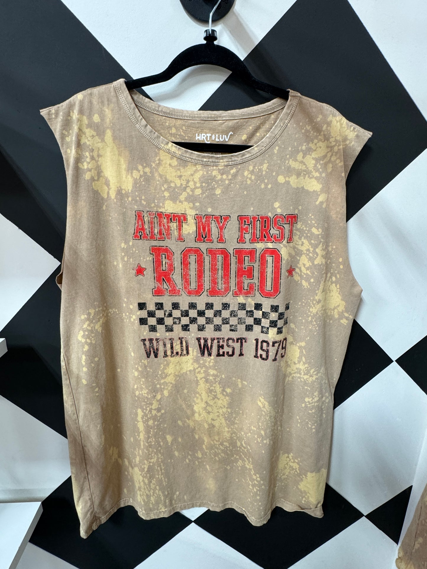 Aint My First Rodeo Graphic Tank Dress