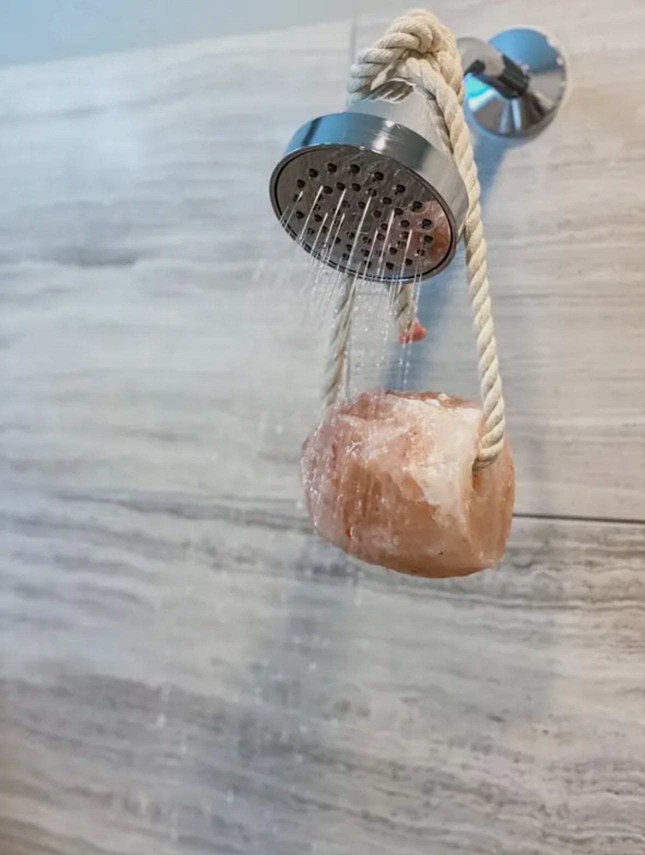 Pink Himalayan Bath and Shower Salt Rock