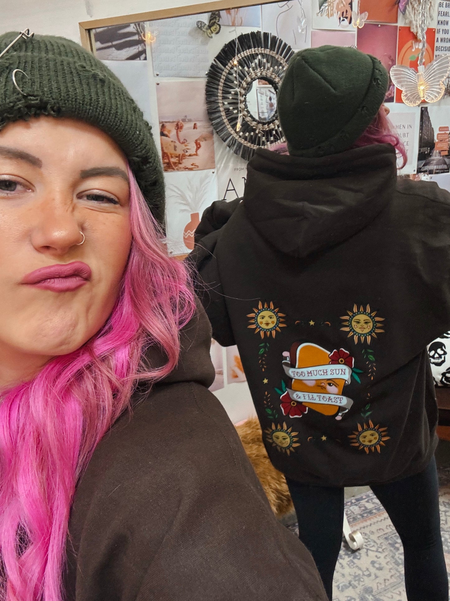 *PRE ORDER” Too Much Sun Hoodie
