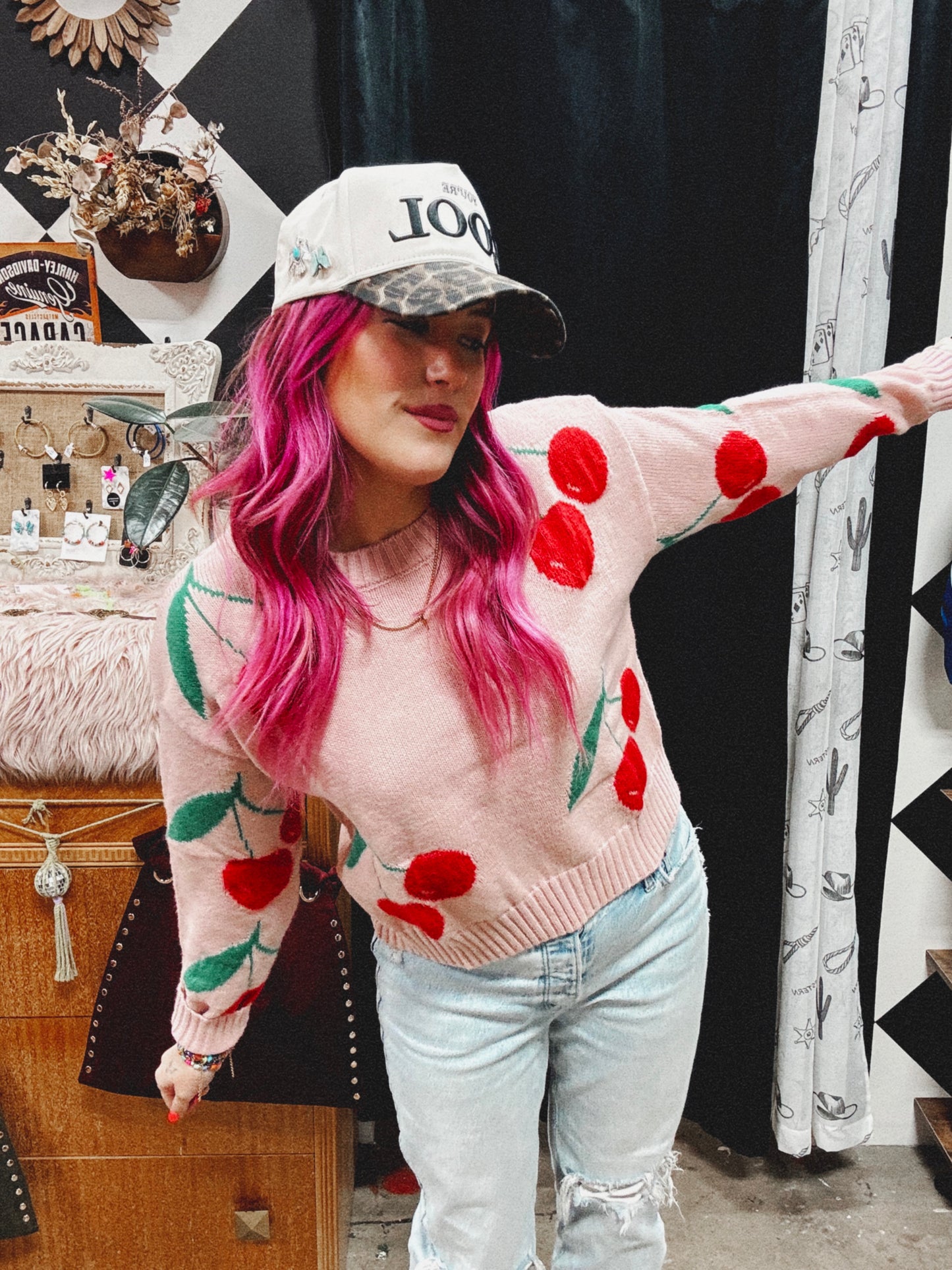 Cherry Bomb Sweater