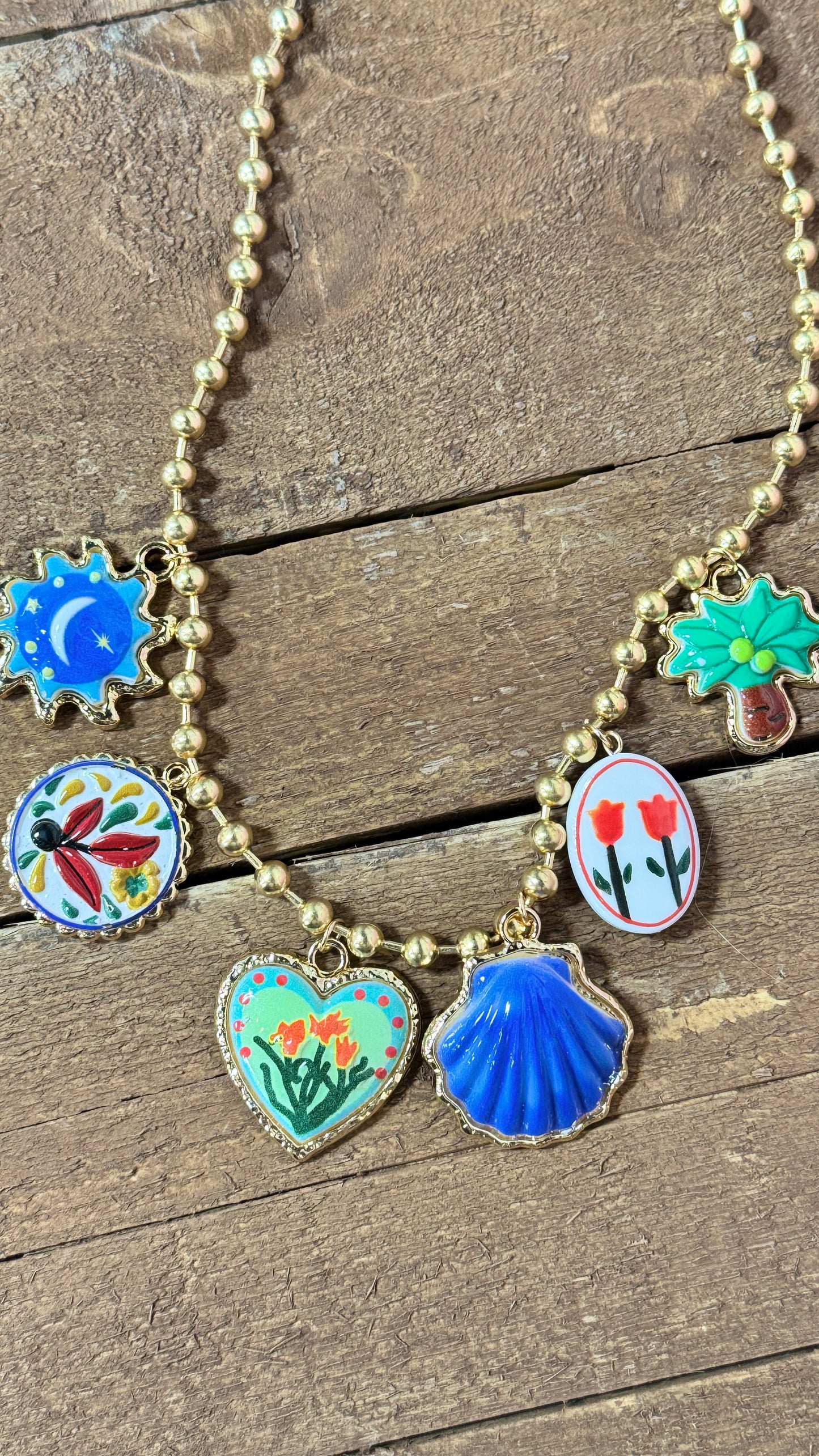 The Postcard Charm Necklace