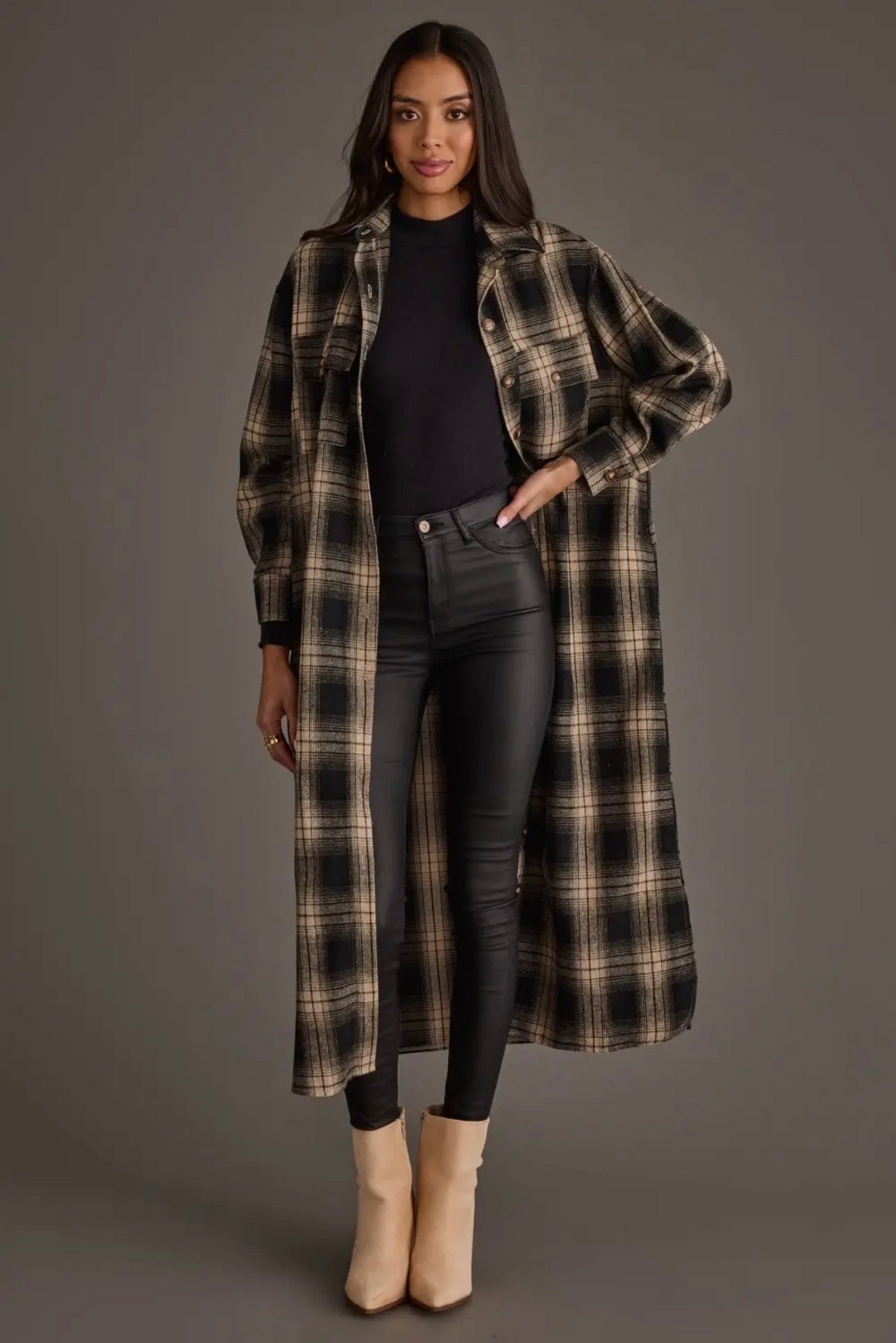 Autumn After Dark Plaid Jacket