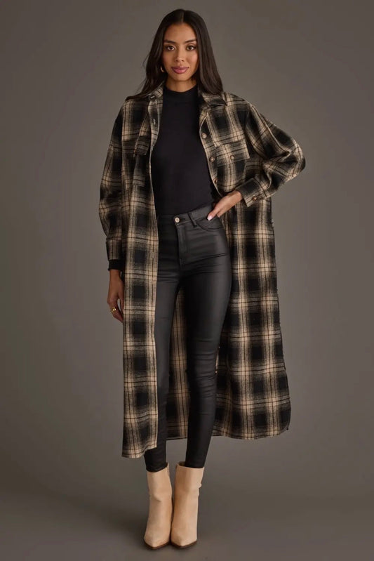 Autumn After Dark Plaid Jacket