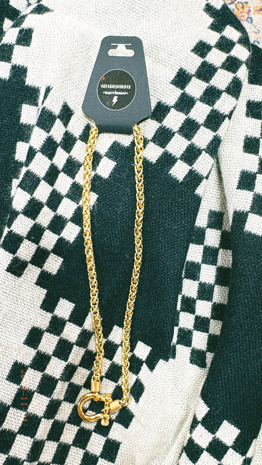 Gold Herradura Necklace