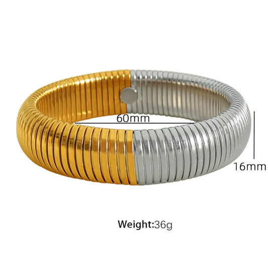 Titanium Steel Stretch Bangle