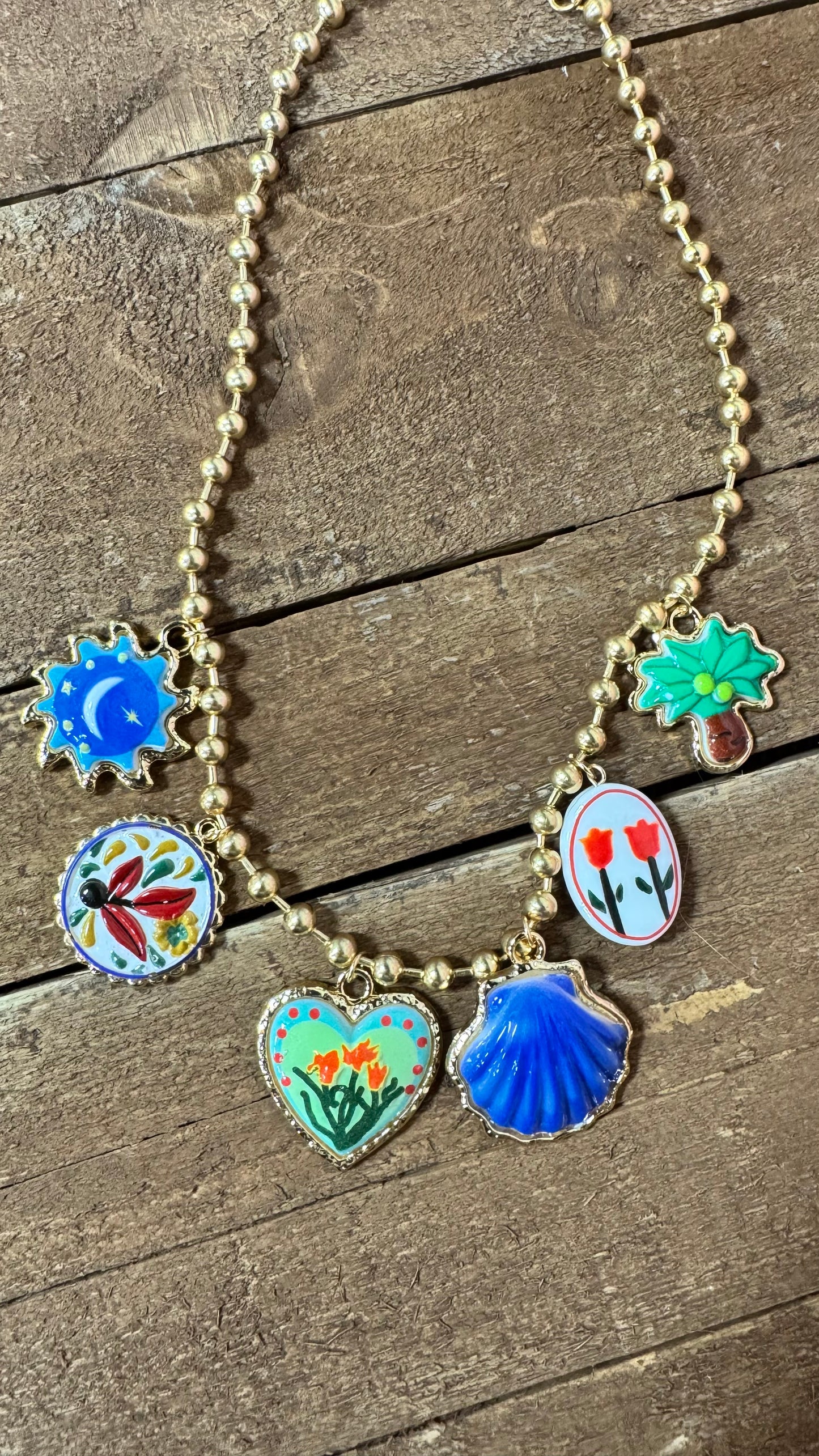 The Postcard Charm Necklace