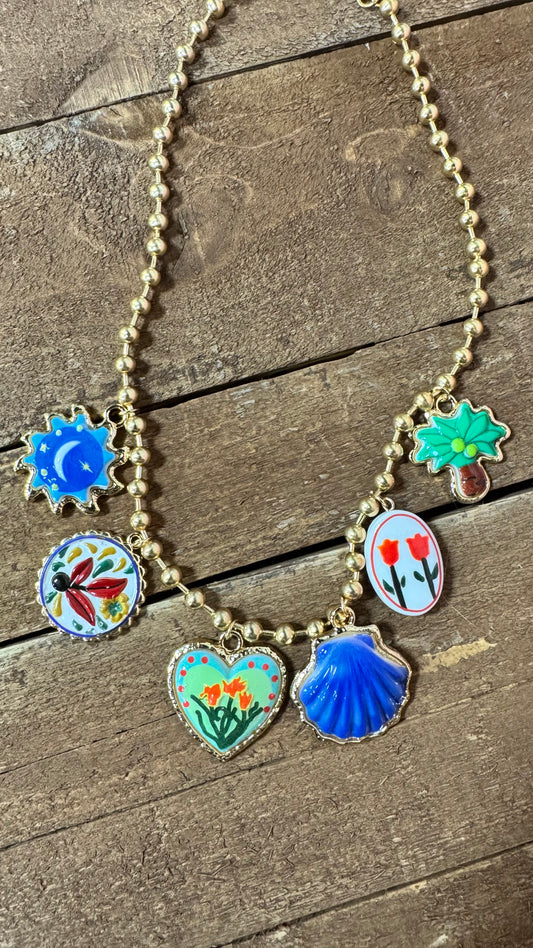 The Postcard Charm Necklace