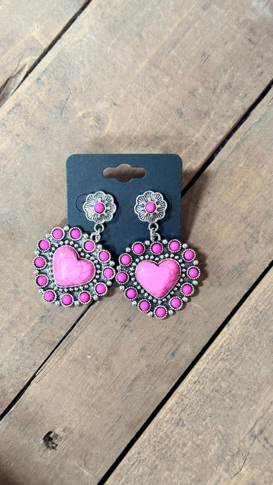 The Candy-O Heart Earrings