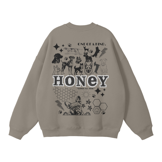 HONEY & GANG Graphic Crewneck Sweater