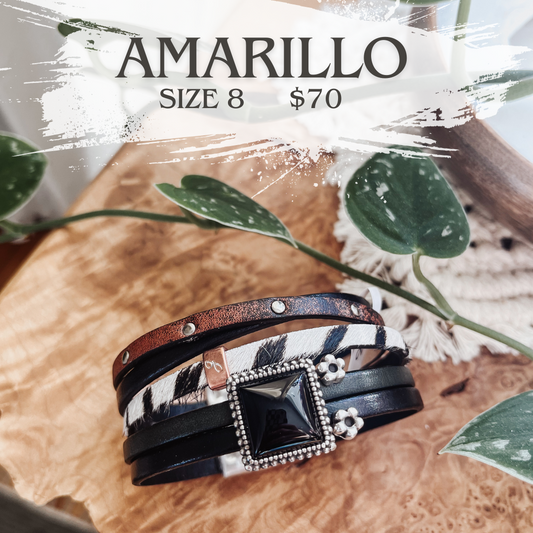 “Amarillo” Leather Bracelet