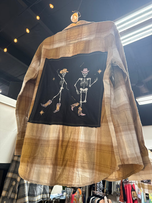 Cowboy Skully Flannel