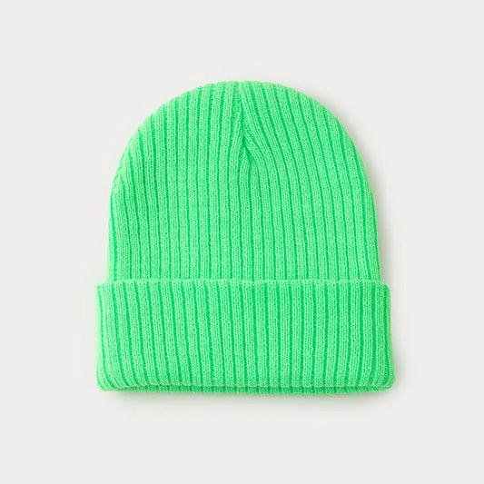 Winter Blues Ribbed Beanie