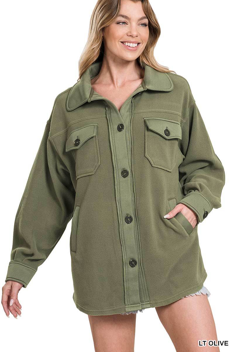 Wayward Fleece Shacket