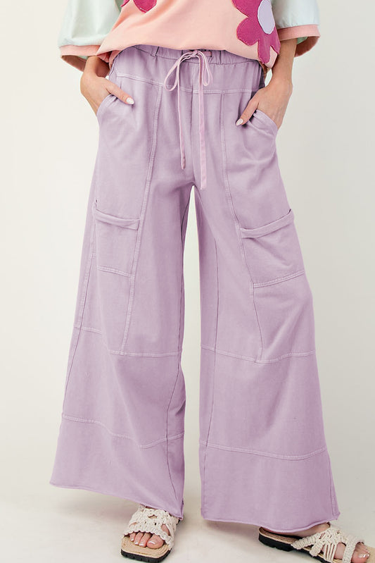 Stone Trail Wide Leg Cargo Sweats