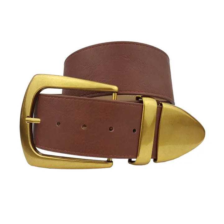 Wide Statement Buckle Belt