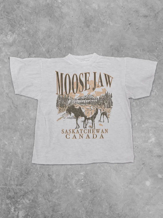 Moose Jaw & Mountains Oversized Tee