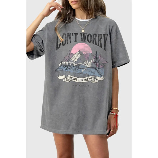 Don't Worry Oversized Tee