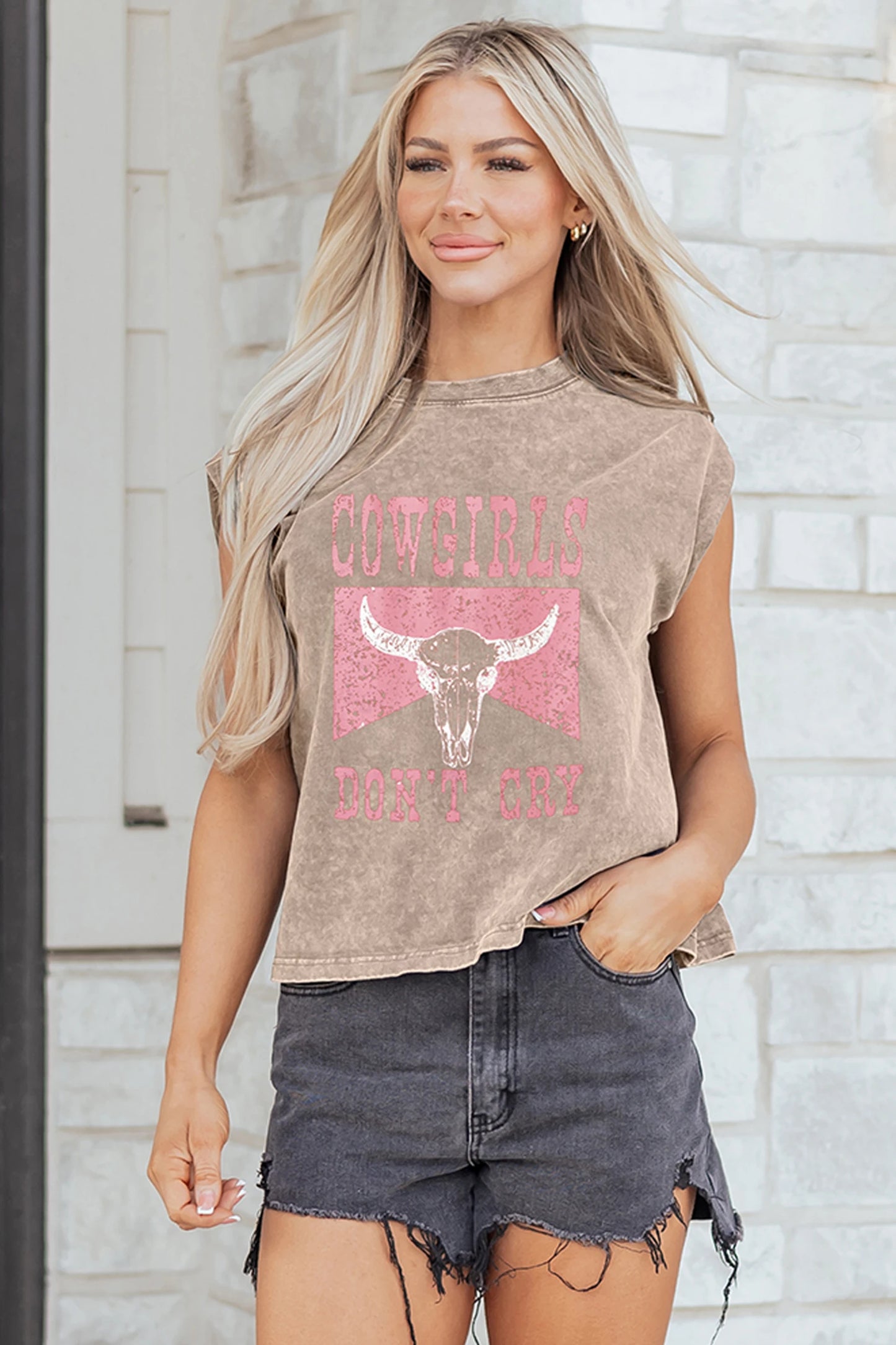 Cowgirls Don't Cry Tank