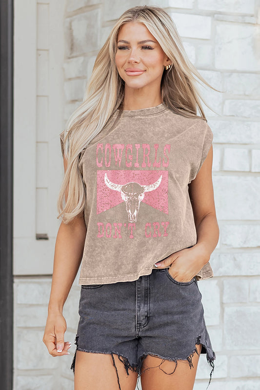 Cowgirls Don't Cry Tank