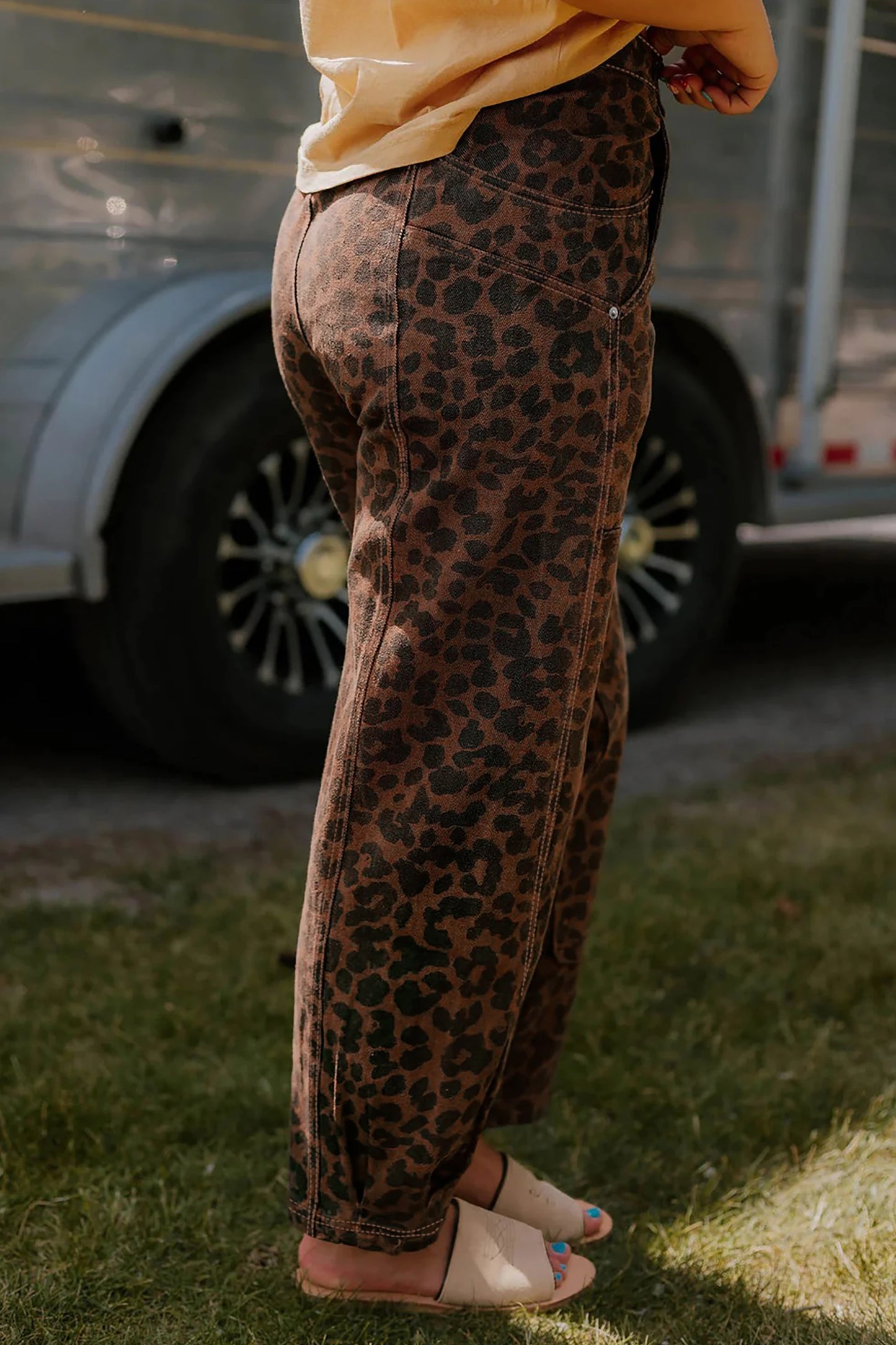 Rebel Rhythm Leopard Jeans