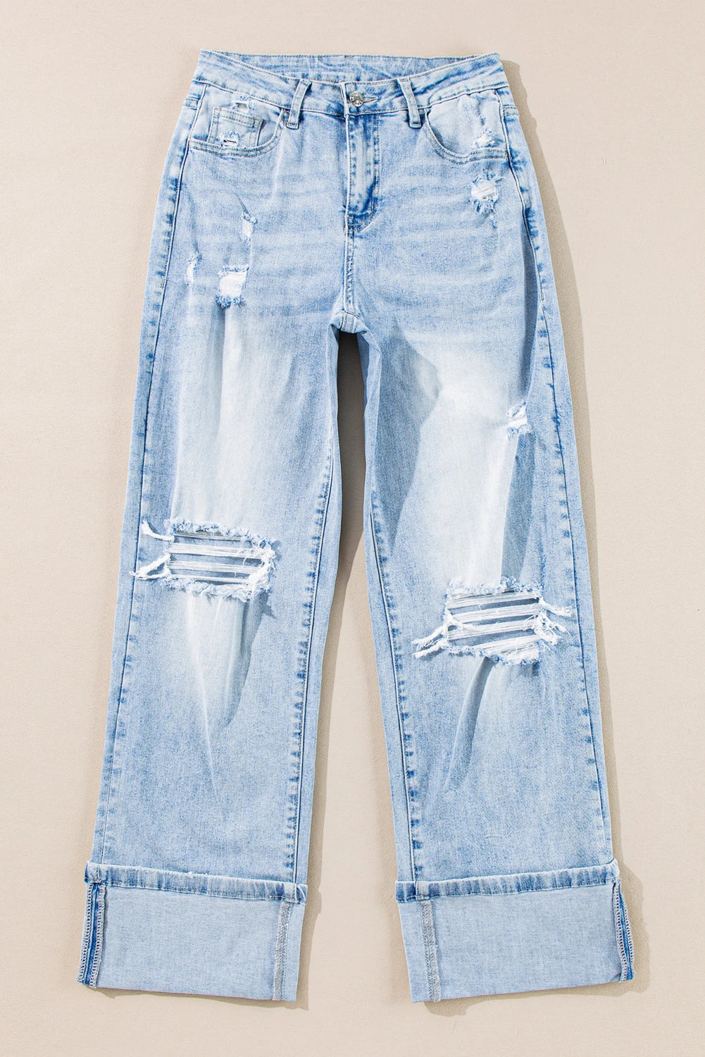 Tomboy Distressed Denim Jeans