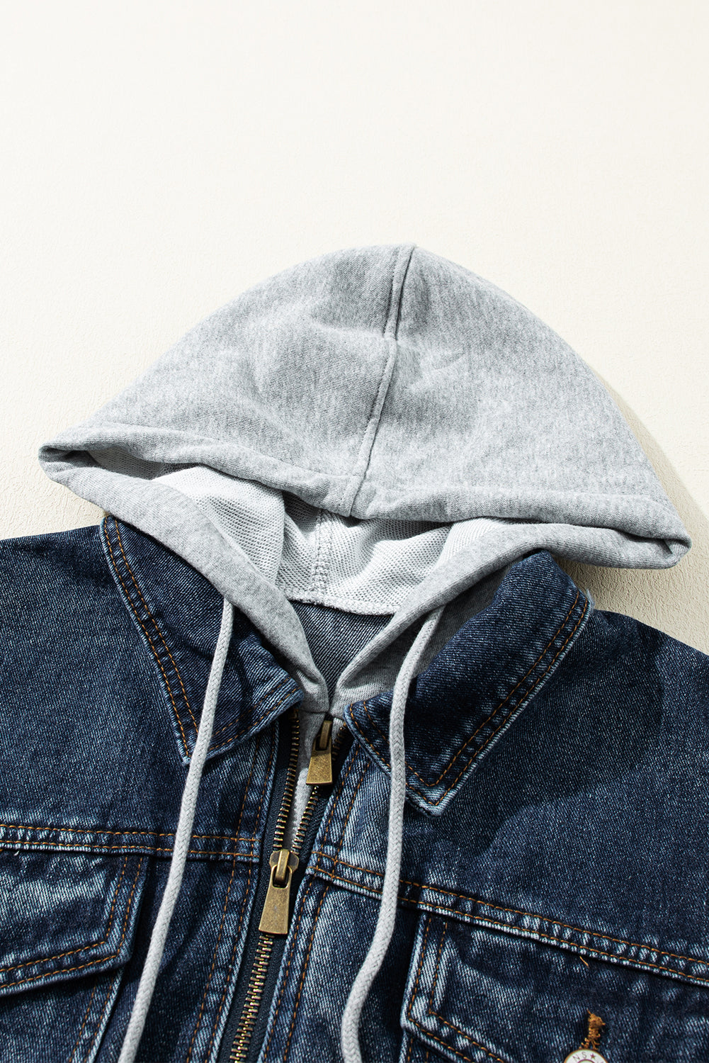 Hooded Denim Jacket