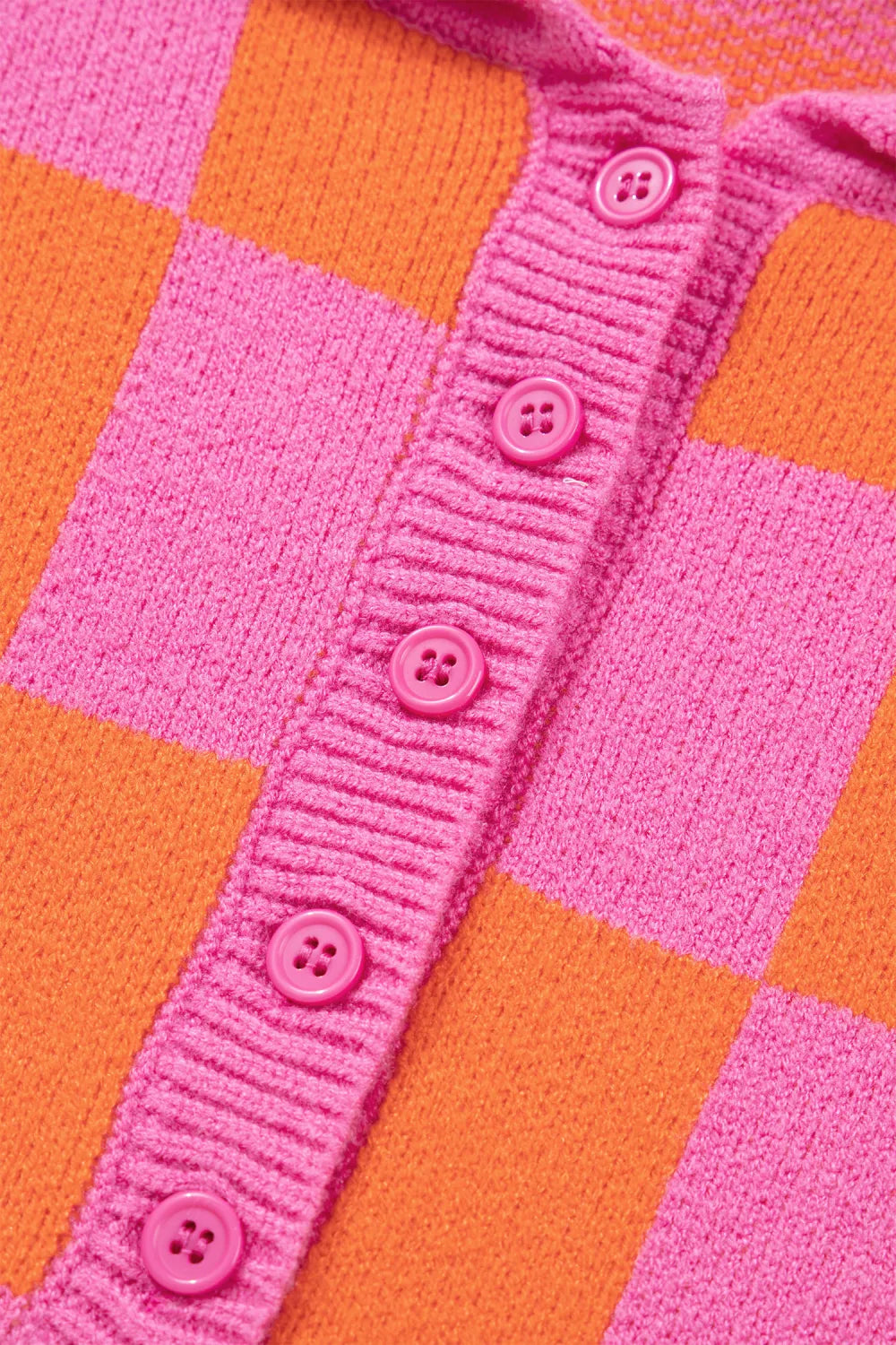 Check Yes Polo Knit Sweater