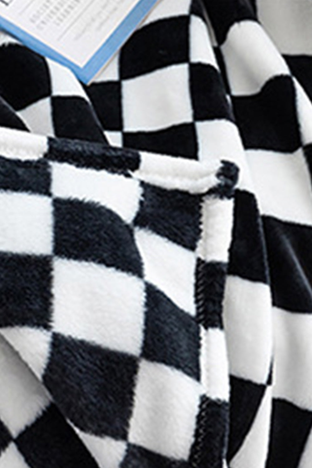 Snuggle Time Checkered Blanket