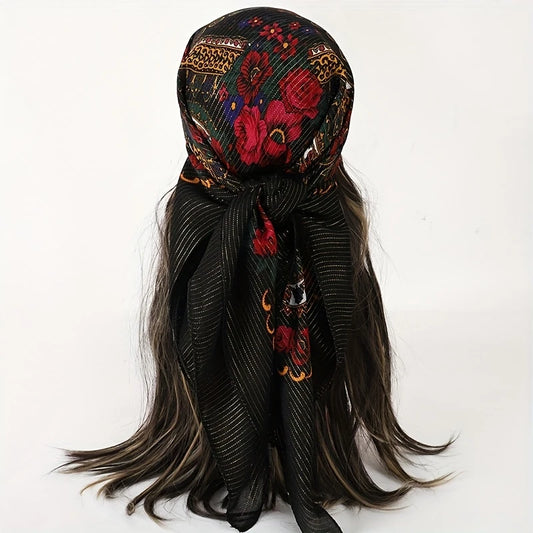 Vintage Floral Headscarf