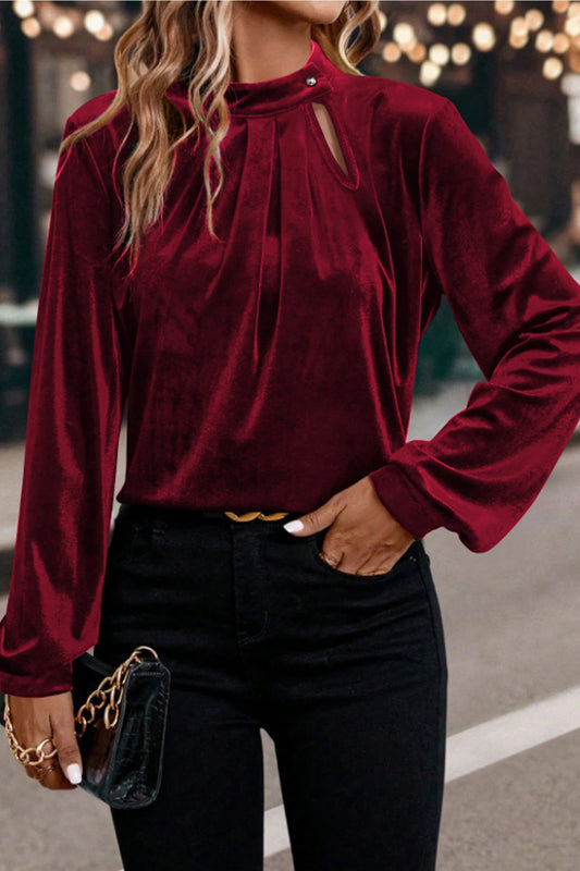 Holiday Luxe Velvet Top