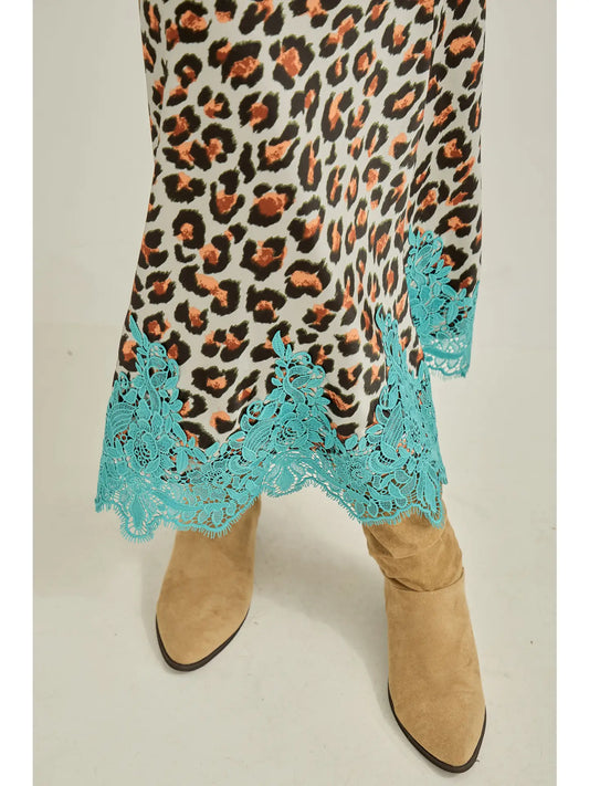 Role Call Satin Skirt