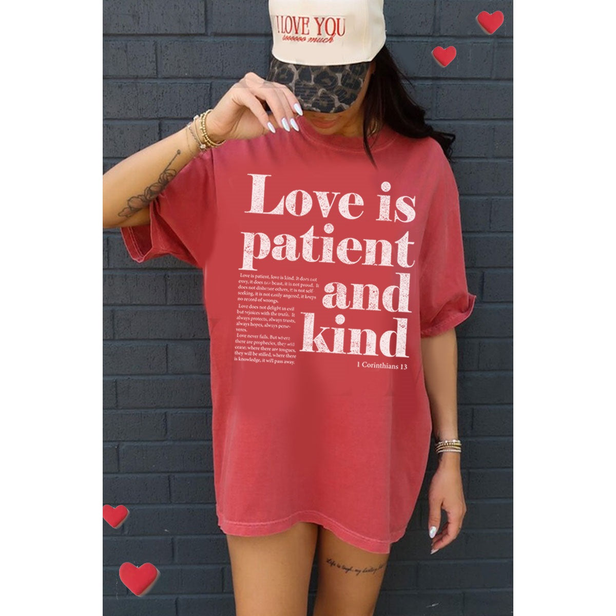 Love Is Patient Oversized Tee