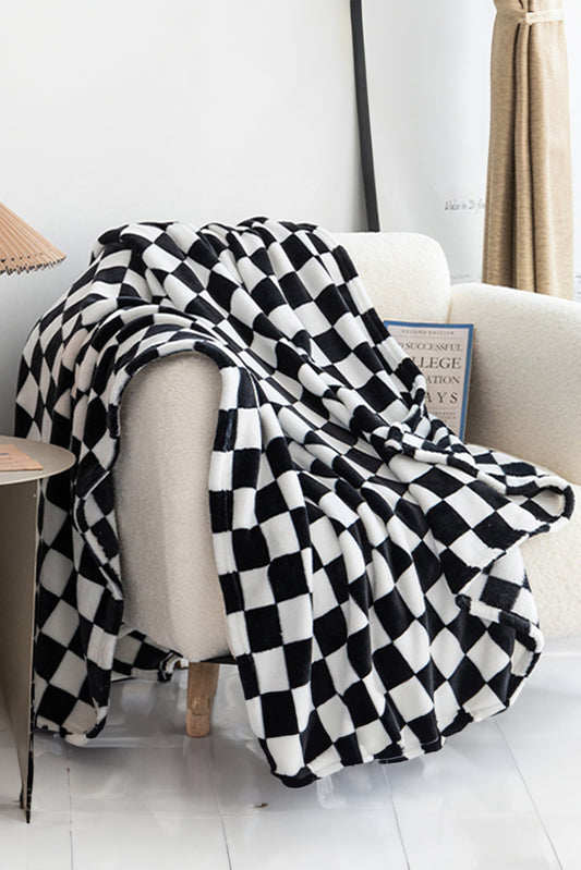 Snuggle Time Checkered Blanket