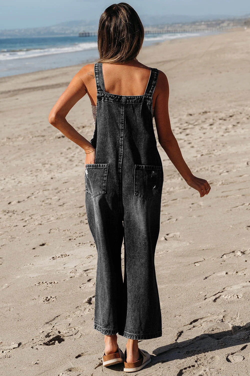 Rogue Rebel Distressed Denim Overalls