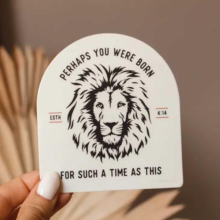 For Such A Time As This Lion Sticker
