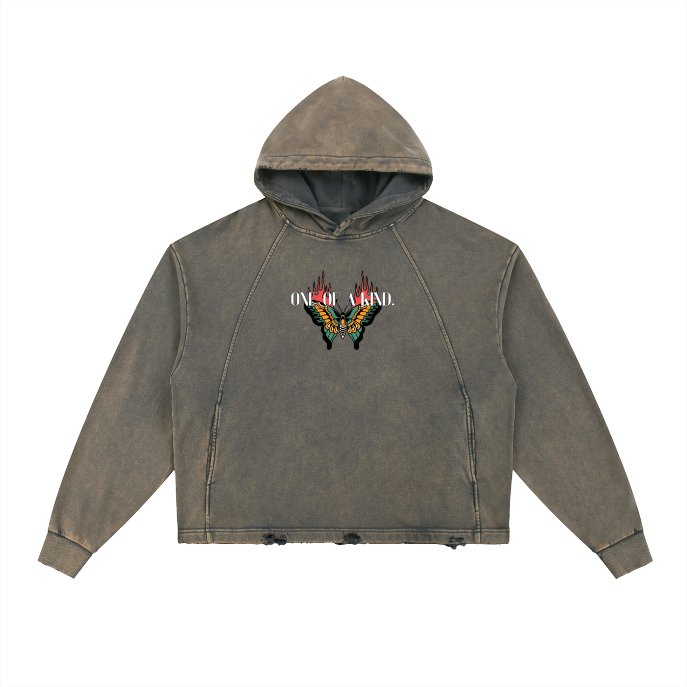 One of a Kind Distressed Hoodie