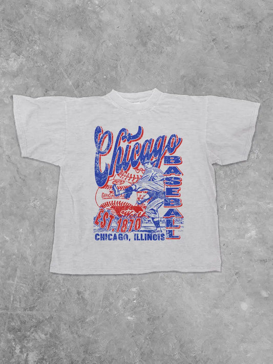 Chicago Baseball Oversized Tee