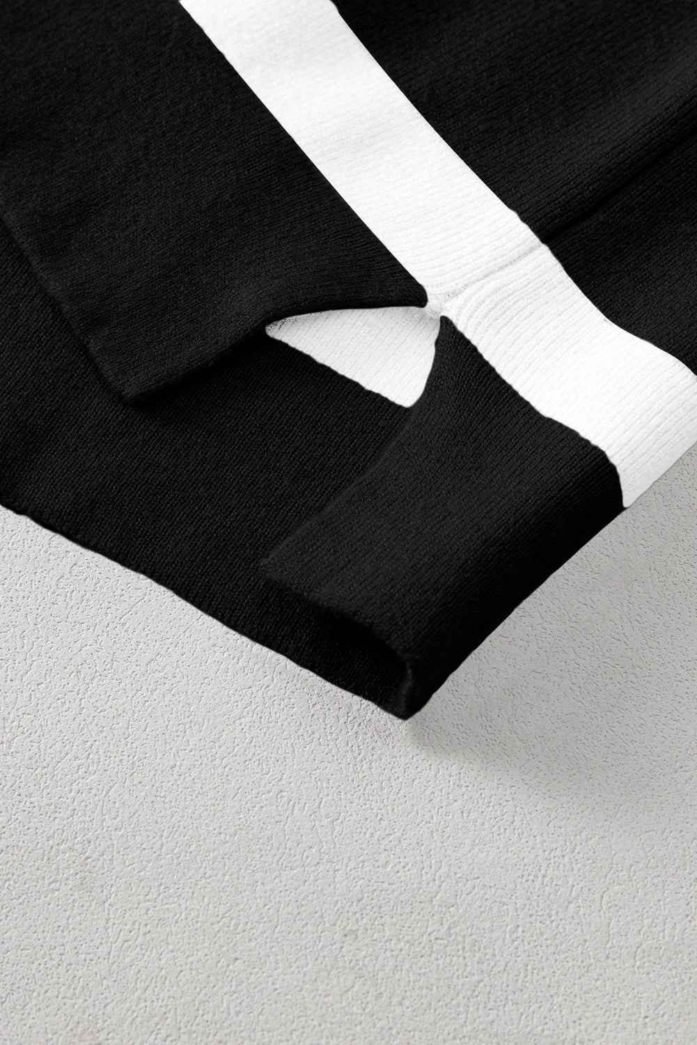 Color Clash Cozy Crew Sweater