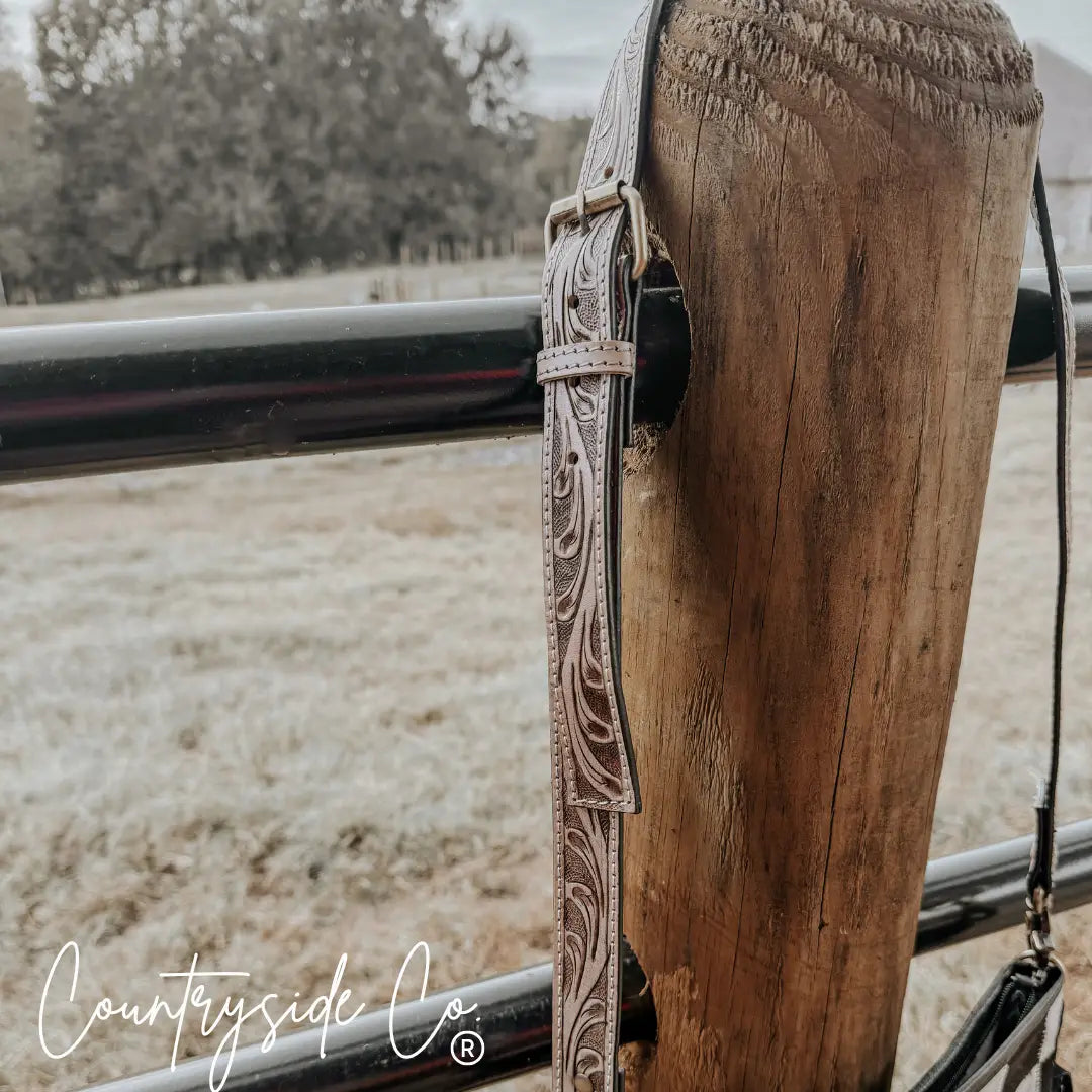 *PRE ORDER* Rodeo Square Cowhide Checkered Purse