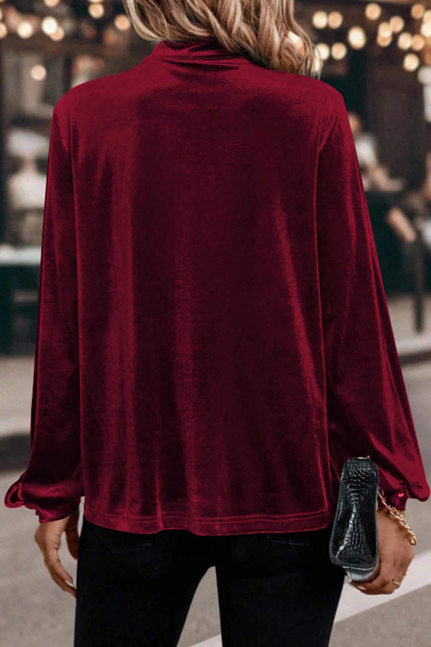 Holiday Luxe Velvet Top