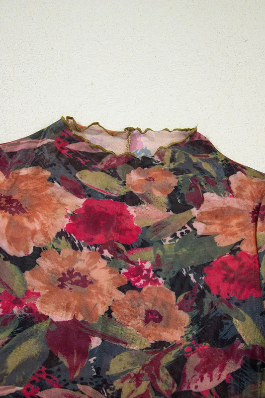 Blossom Babe Mesh Top