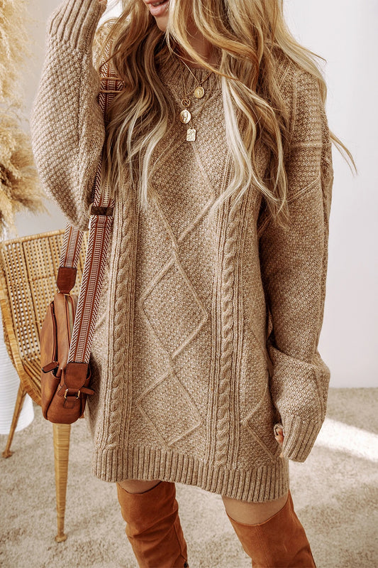 Mocha Mornings Sweater Dress