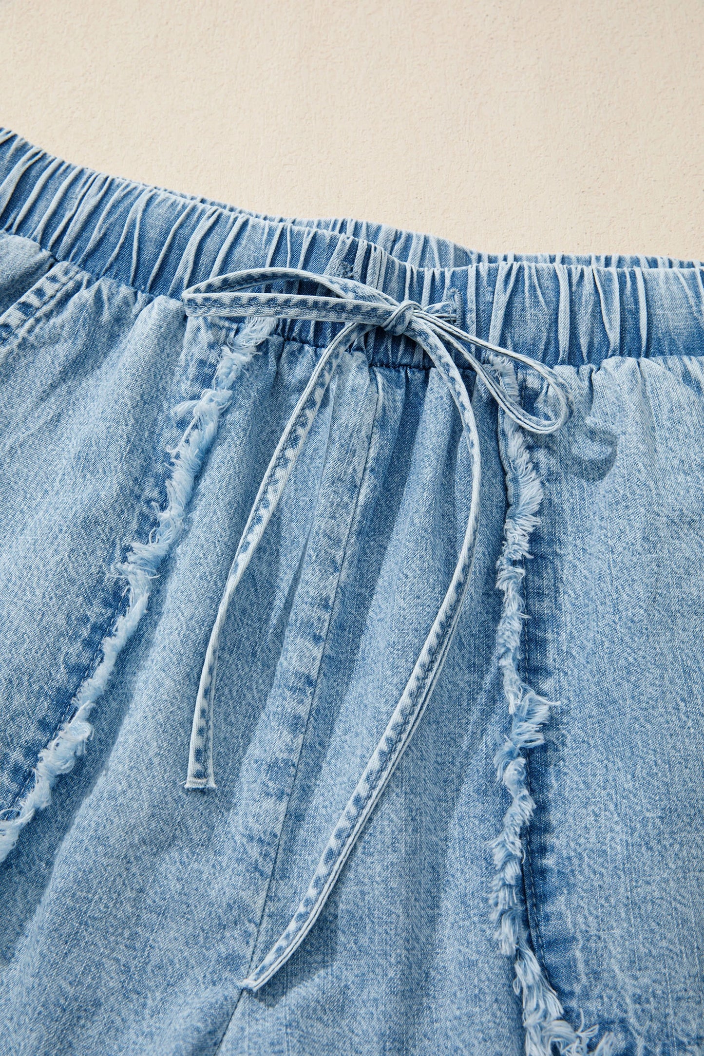 Bordeaux Bleu Drawstring Shorts