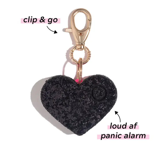 Glitter Heart Safety Alarm