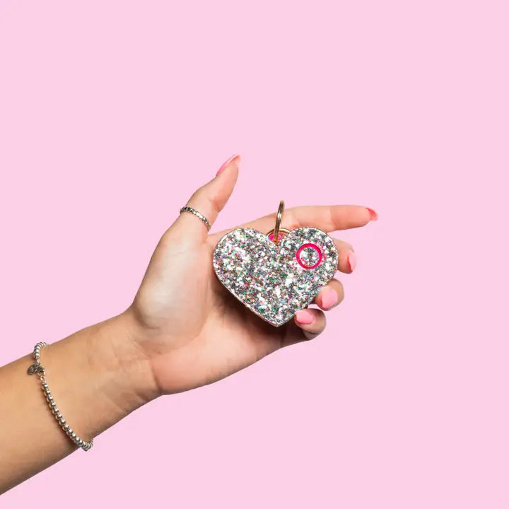 Glitter Heart Safety Alarm