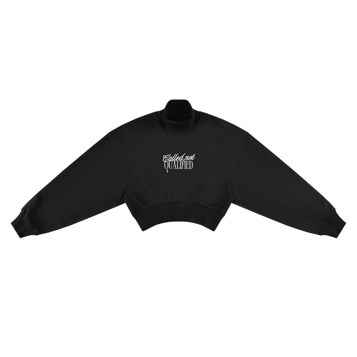 Called Not Qualified Crop Pullover Sweater