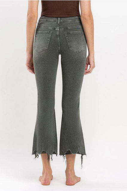 Backstage High Rise Crop Flare Jeans