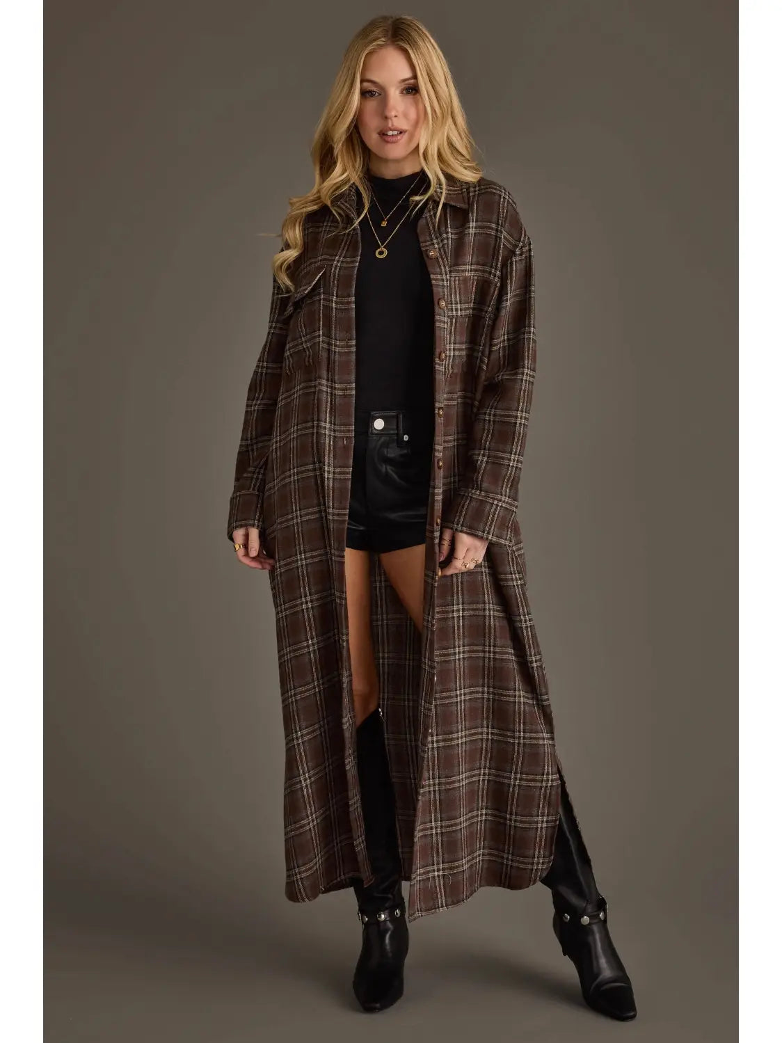 Autumn After Dark Plaid Jacket